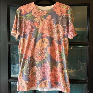 Huebucket Crysanthymum Pugs tee